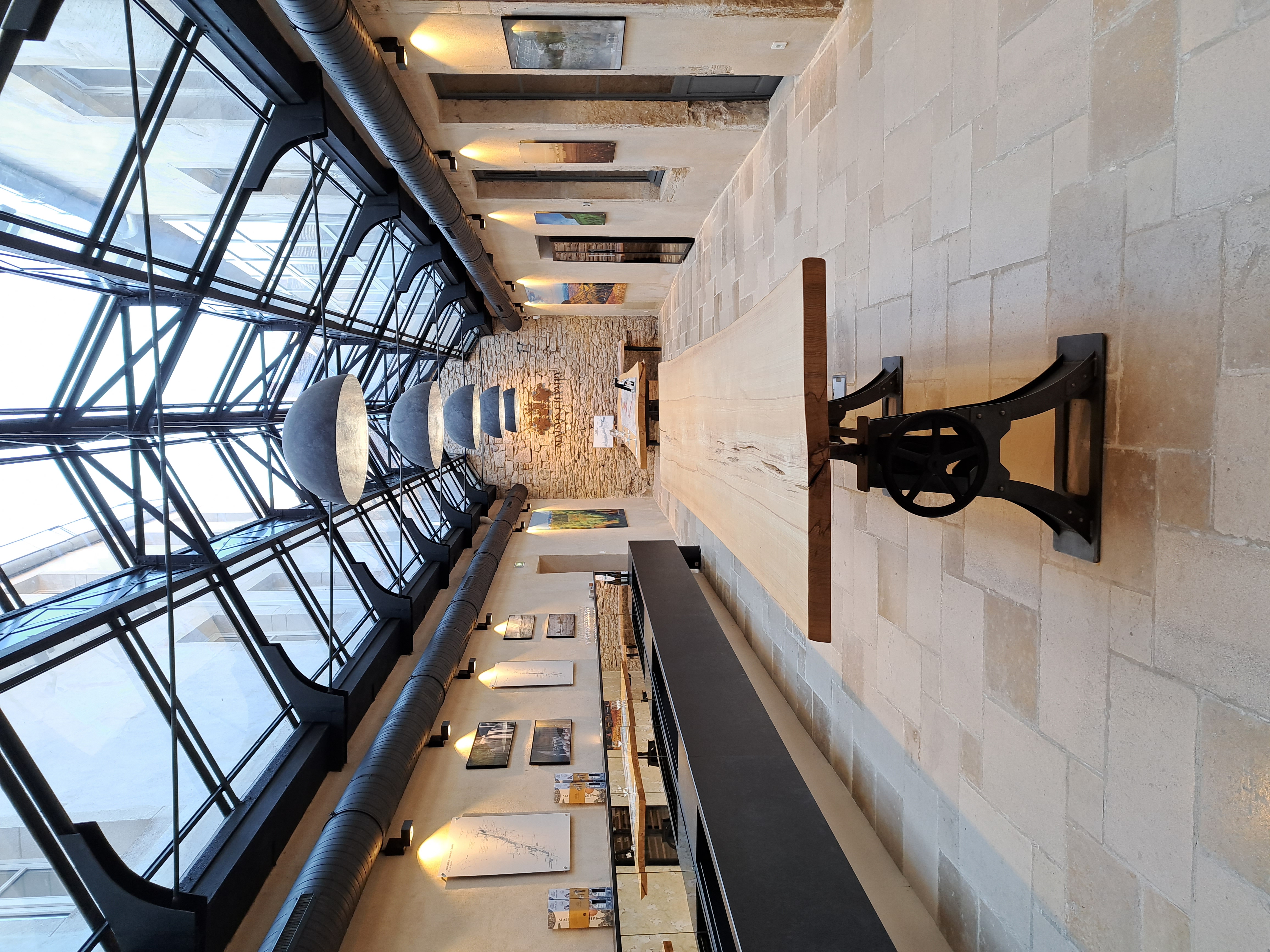 Tasting room at Maison Champy in Beaune
